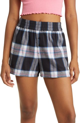 BP + Flannel Pajama Shorts