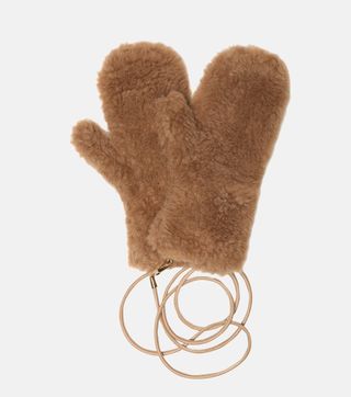 Max Mara + Ombrato Camel Hair and Silk Mittens