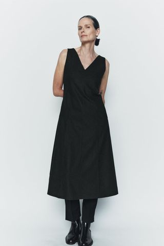 Zara + Wool-Blend Dress