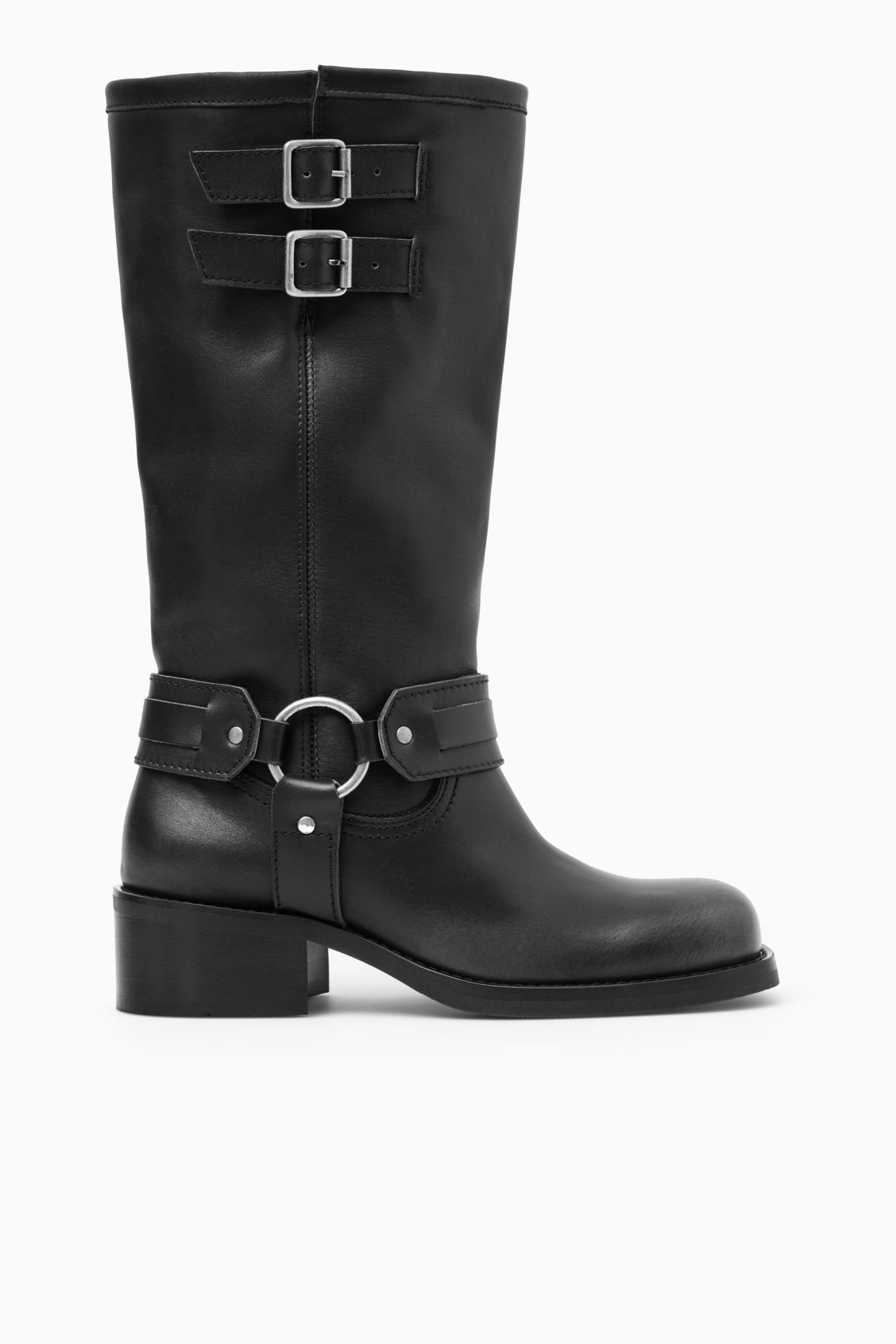 COS + Leather Biker Boots