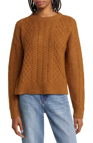 Treasure & Bond + Cable Knit Sweater
