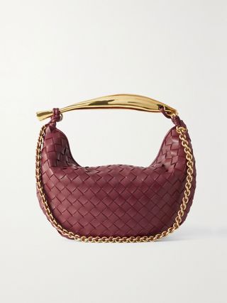 Bottega Veneta + Sardine Small Intrecciato Leather Shoulder Bag