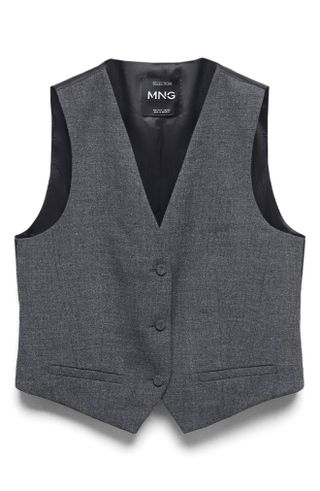 Mango + Structured Suiting Vest