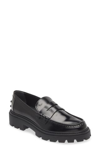 Tod's + Lug Sole Penny Loafers