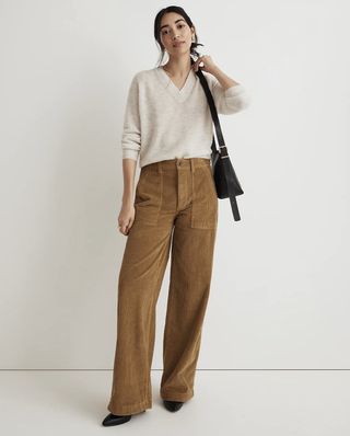 Madewell + Griff Superwide-Leg Fatigue Cargo Pants