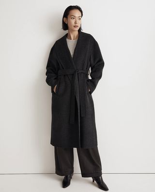 Madewell + Double-Faced Robe Coat