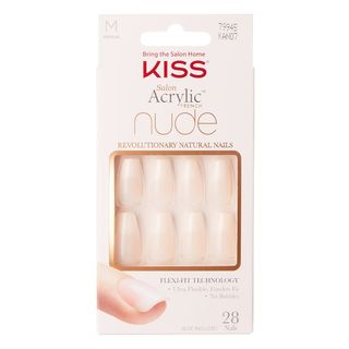 Kiss + Salon Acrylic Nude French Nails