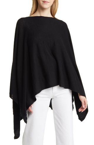 Nordstrom + Cotton & Cashmere High-Low Poncho