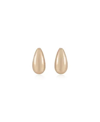 Ettika + Golden Teardrop 18K Gold Plated Earrings