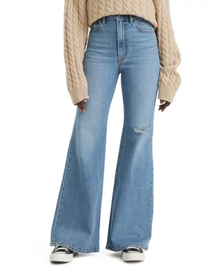 Levi's + Ribcage Bell High-Rise Flare-Leg Jeans