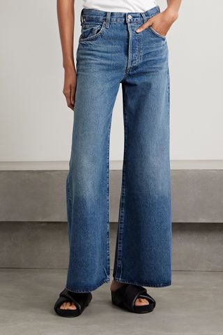 Citizens of Humanity + Beverly Slouch High-Rise Wide-Leg Organic Jeans