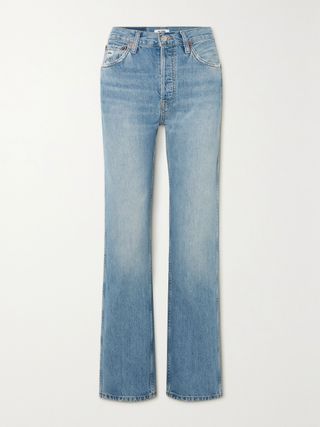 RE/DONE + 90s Loose High-Rise Straight-Leg Jeans
