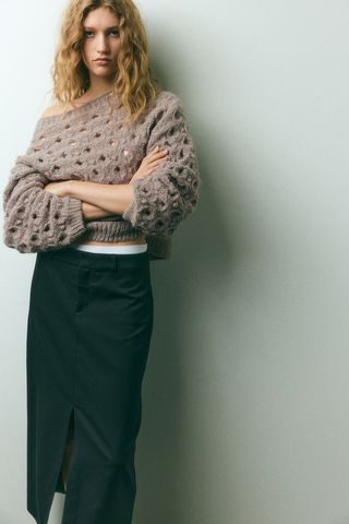 H&M + Hole-Knit Sweater