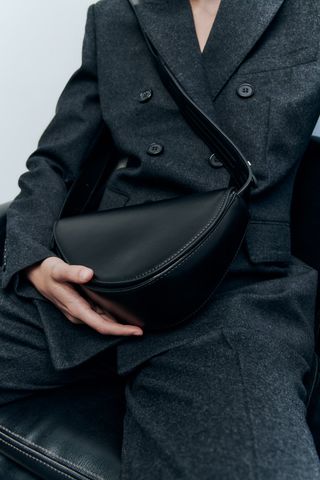 Zara + Asymmetric Crossbody Bag