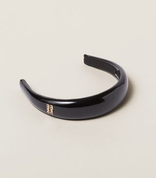 Miu Miu + Patent Leather Headband