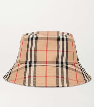 Burberry + Checked Cotton-Blend Twill Bucket Hat