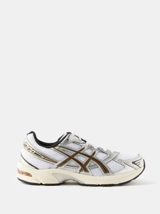 Asics + GEL-1130 Faux-Leather and Mesh Trainers
