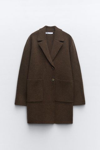 Zara + 100% Wool Short Coat