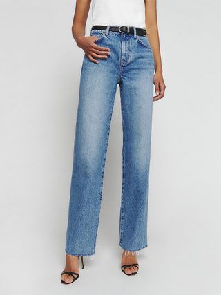 Reformation + Val '90s Mid Rise Straight Jeans