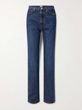 Toteme + High-Rise Straight-Leg Jeans