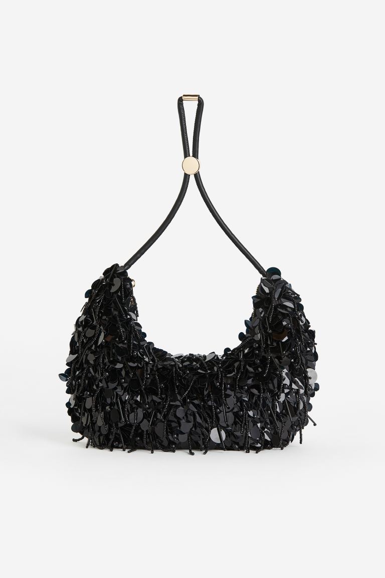 H&M + Embellished Clutch Bag