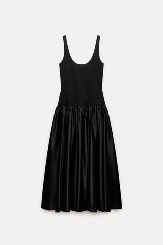 Zara + Mixed Dress ZW Collection