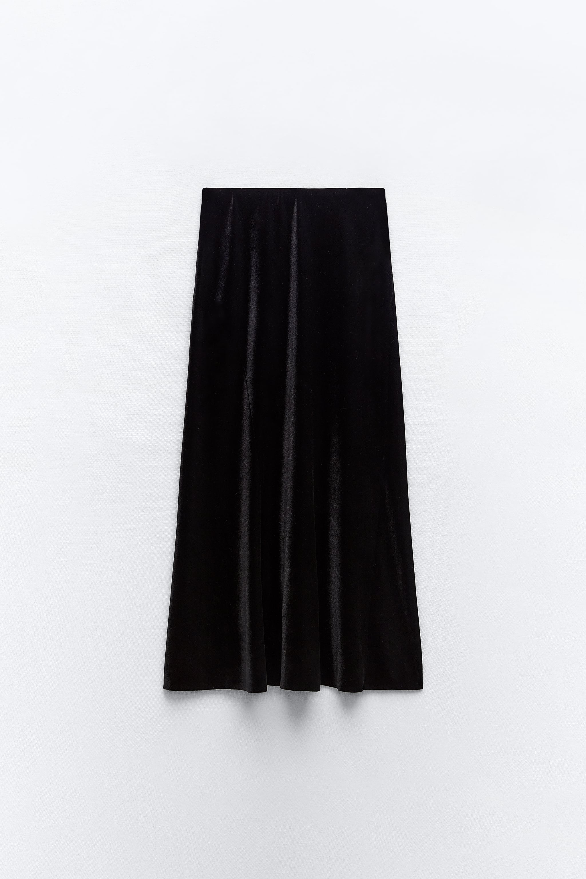Zara + Velvet Midi Skirt