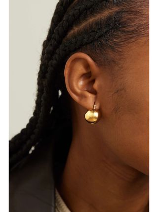 Lie Studio + The Ingrid Gold-Plated Earrings