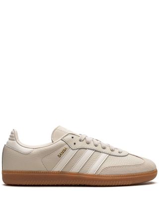 Adidas + Samba OG Beige/White Sneakers
