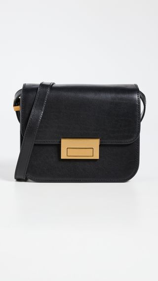 Loeffler Randall + Desi Leather Flap Crossbody Bag