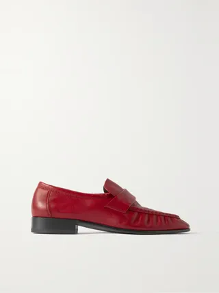 The Row + Leather Loafers