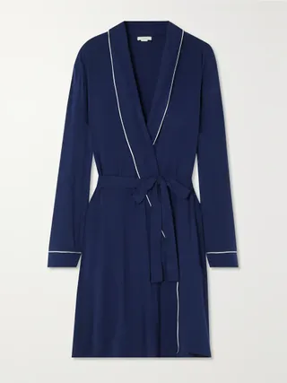 Eberjey + Gisele Belted Stretch-Modal Jersey Robe
