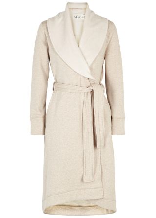 Ugg + Duffield II Fleece-Lined Cotton-Jersey Robe