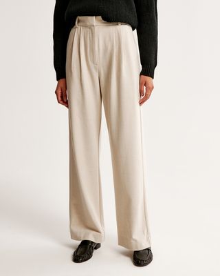 Abercrombie + Sloane Tailored Brushed Suiting Pant