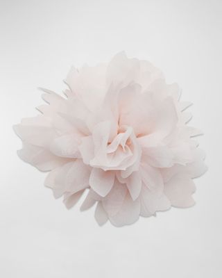 Lele Sadoughi x SJP + Peony Floral Brooch