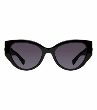 Celine + Triomphe 55mm Round Sunglasses