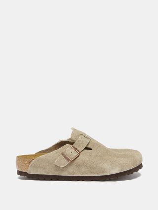 Birkenstock + Boston Suede Clogs