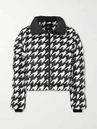 Perfect Moment + Nevada Duvet II Quilted Houndstooth Down Ski Jacket
