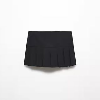 Mango + Pleated Mini-Skirt