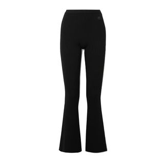 Courrèges + Ribbed-Knit Flared Pants