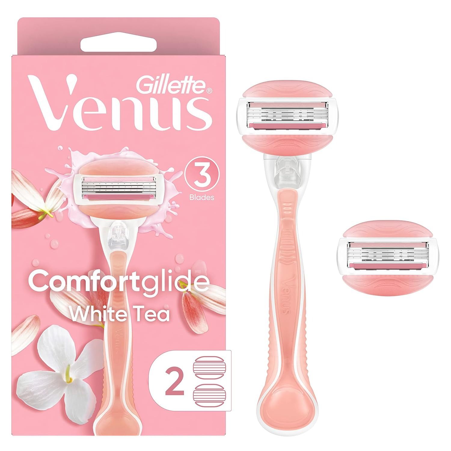 Gillette + Venus ComfortGlide White Tea Women's Razor