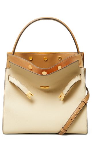 Tory Burch + Lee Radziwill Leather Double Bag