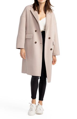 Belle and Bloom + Amnesia Oversized Wool Blend Coat