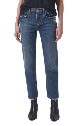Agolde + Kye Ankle Straight Leg Jeans