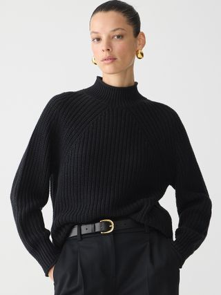 J.Crew + Relaxed Rollneck Sweater