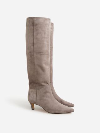 J.Crew + Stevie Knee-High Boots in Suede