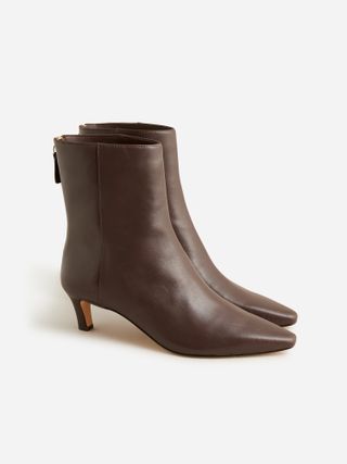 J.Crew + Stevie Ankle Boots in Leather