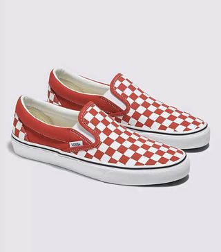 Vans + Classic Slip-On Checkerboard Shoe