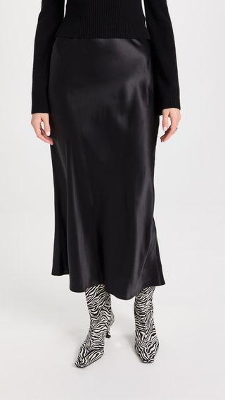 Reformation + Reformation Layla Silk Skirt