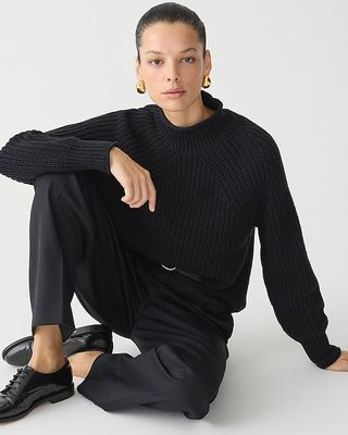 J.Crew + Relaxed Rollneck sweater